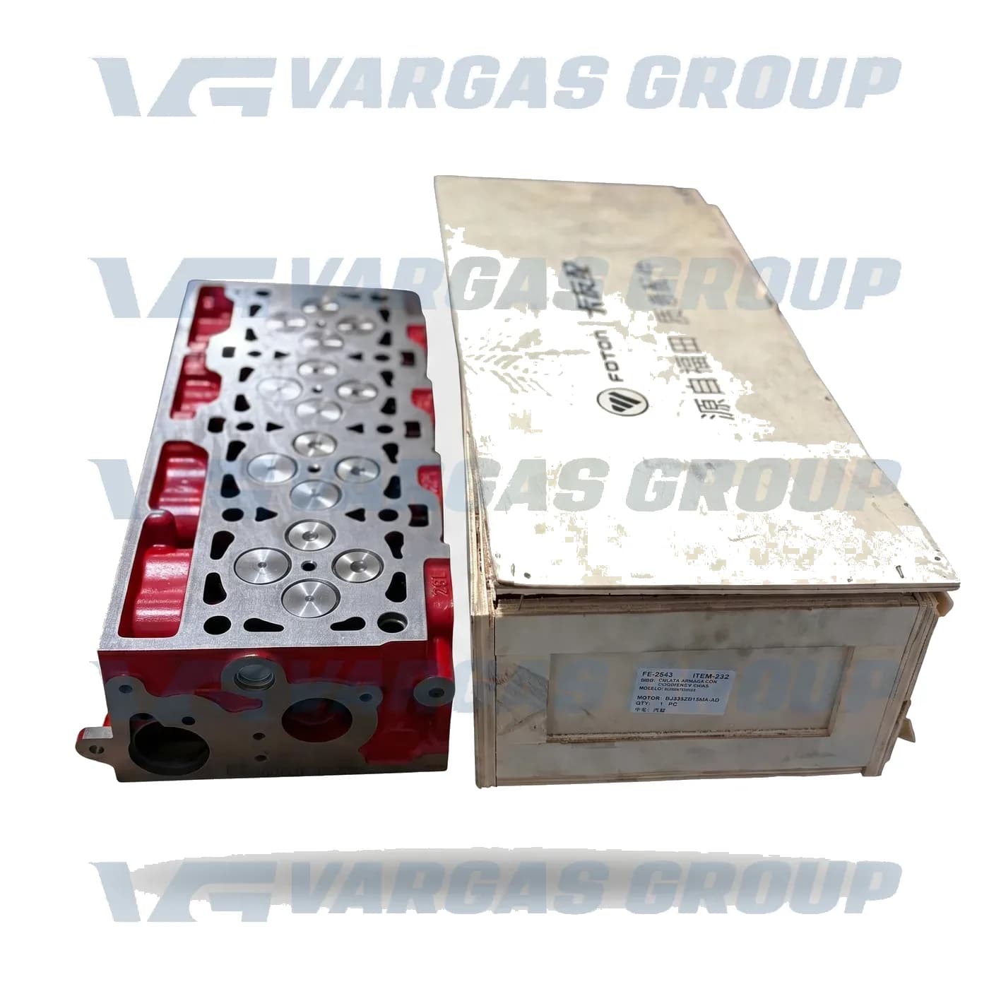 Culata Armada con Valvulas y Guias para FOTON TOANO ISF 2.8T
